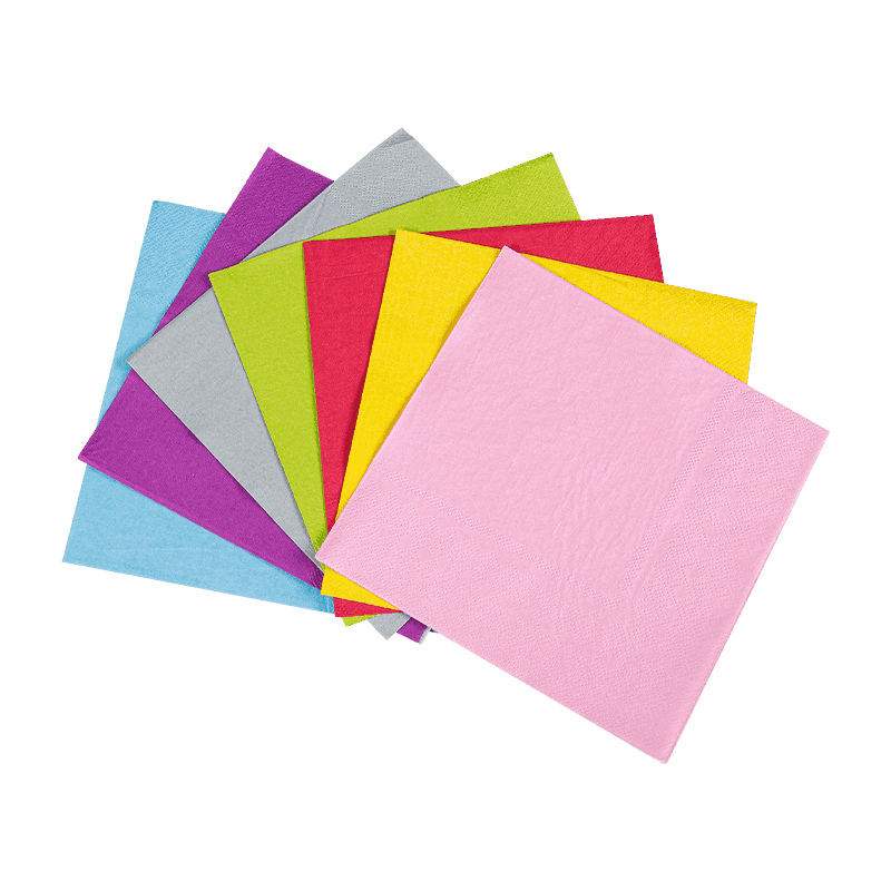 25x25 Gekleurde bedrukte papieren servetten SJ4102