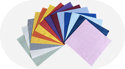 Gekleurde papieren servetten