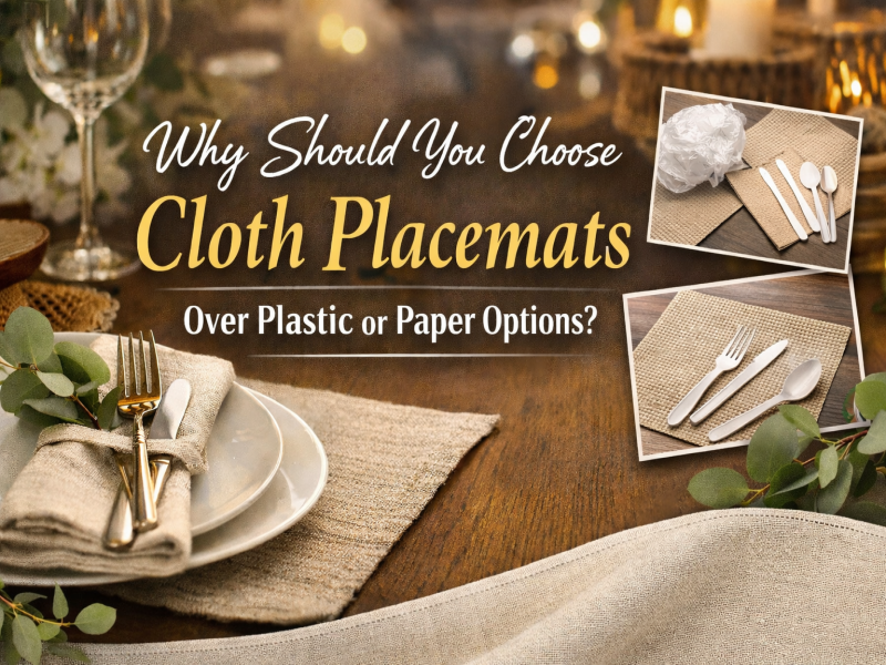 Waarom zou u stoffen placemats verkiezen boven plastic of papier?