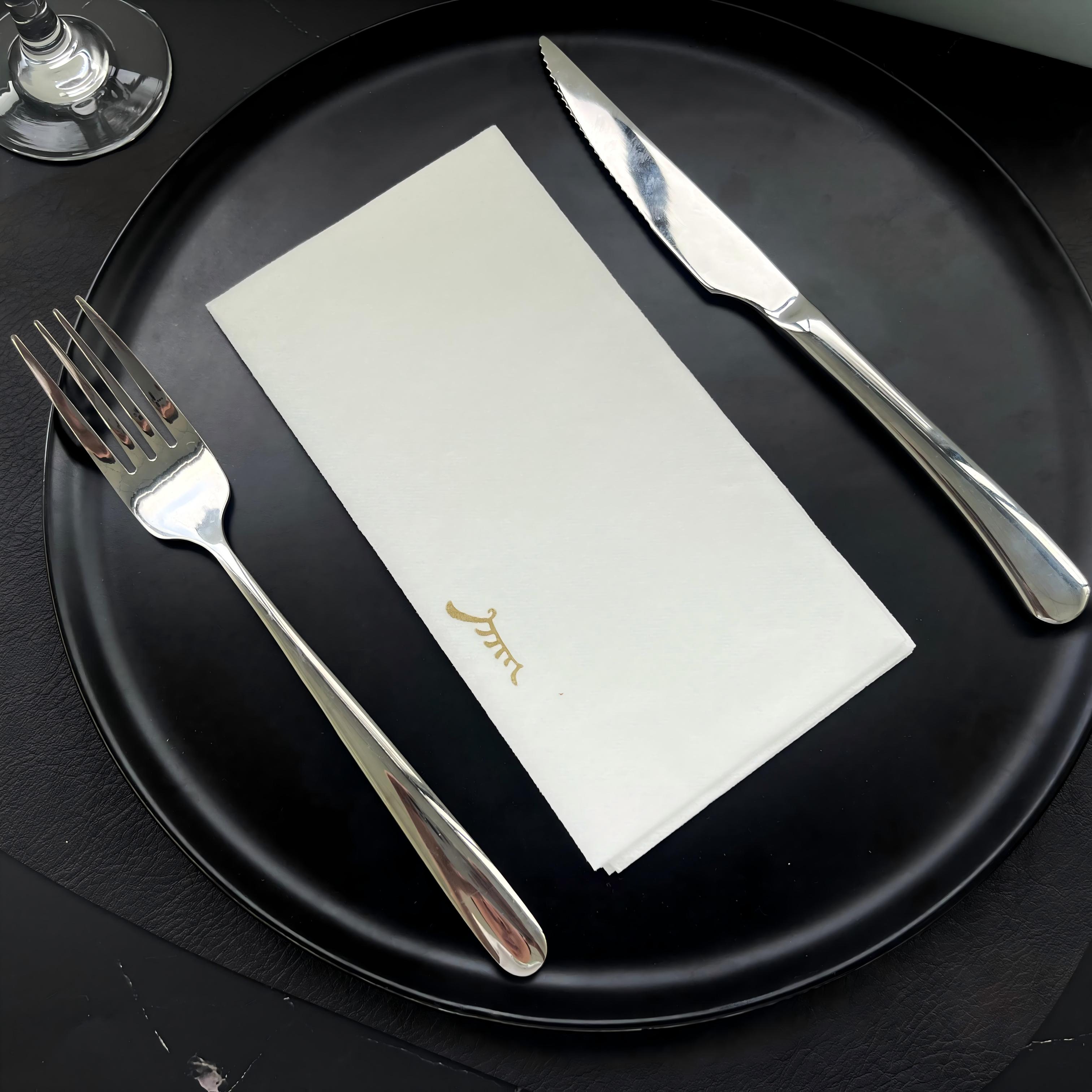Hooggewicht 70 gsm witte airlaid papieren servetten - hoog absorptievermogen voor bruiloften en feesten